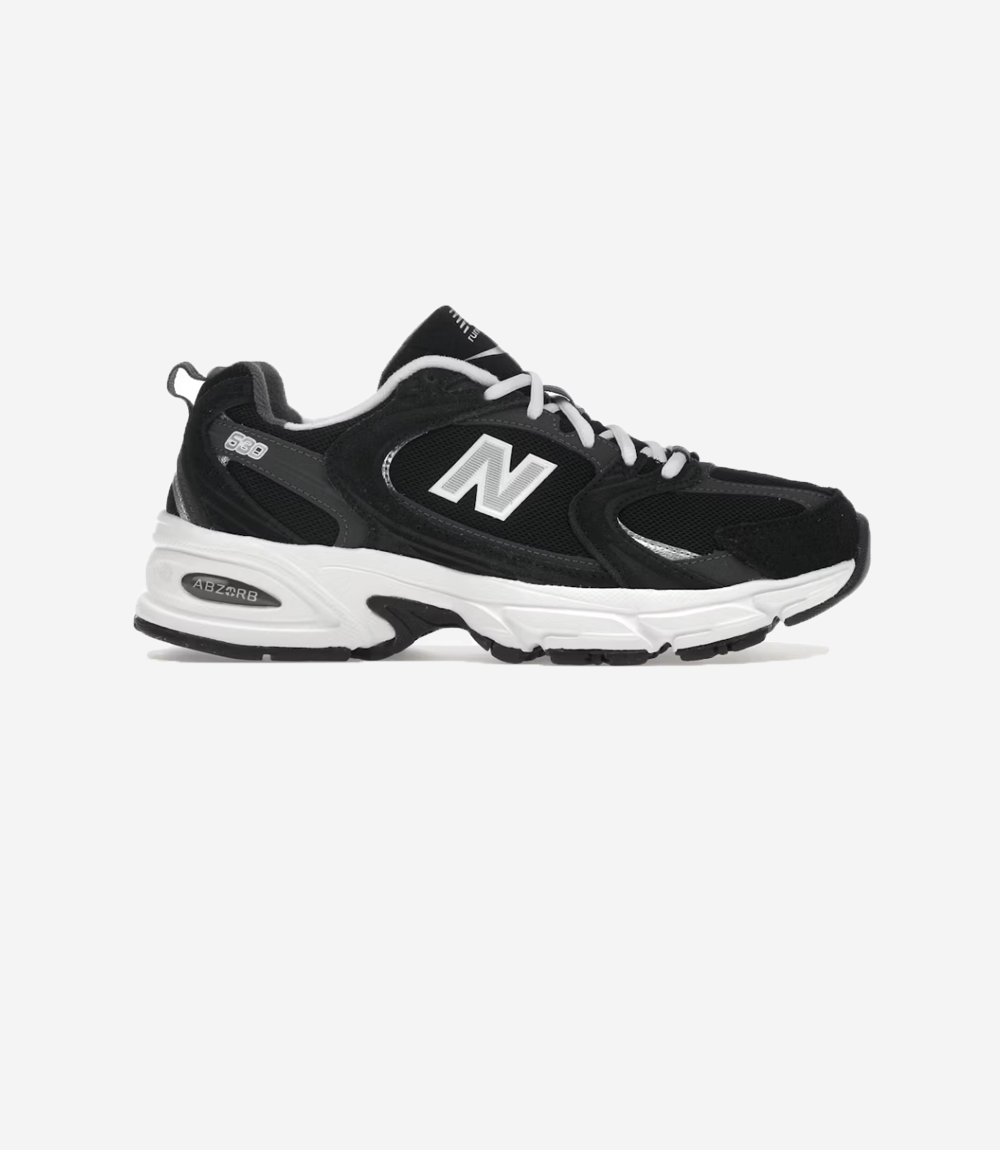 basket-sneakers-NEW BALANCE-New Balance 530 Classic Black Grey-