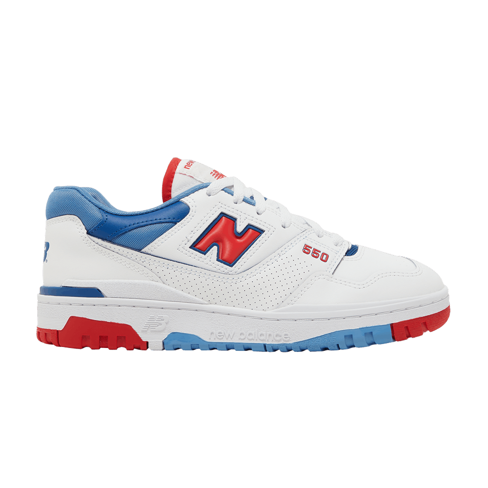 basket-sneakers-NEW BALANCE-New Balance 550 White True Red Atlantic Blue-