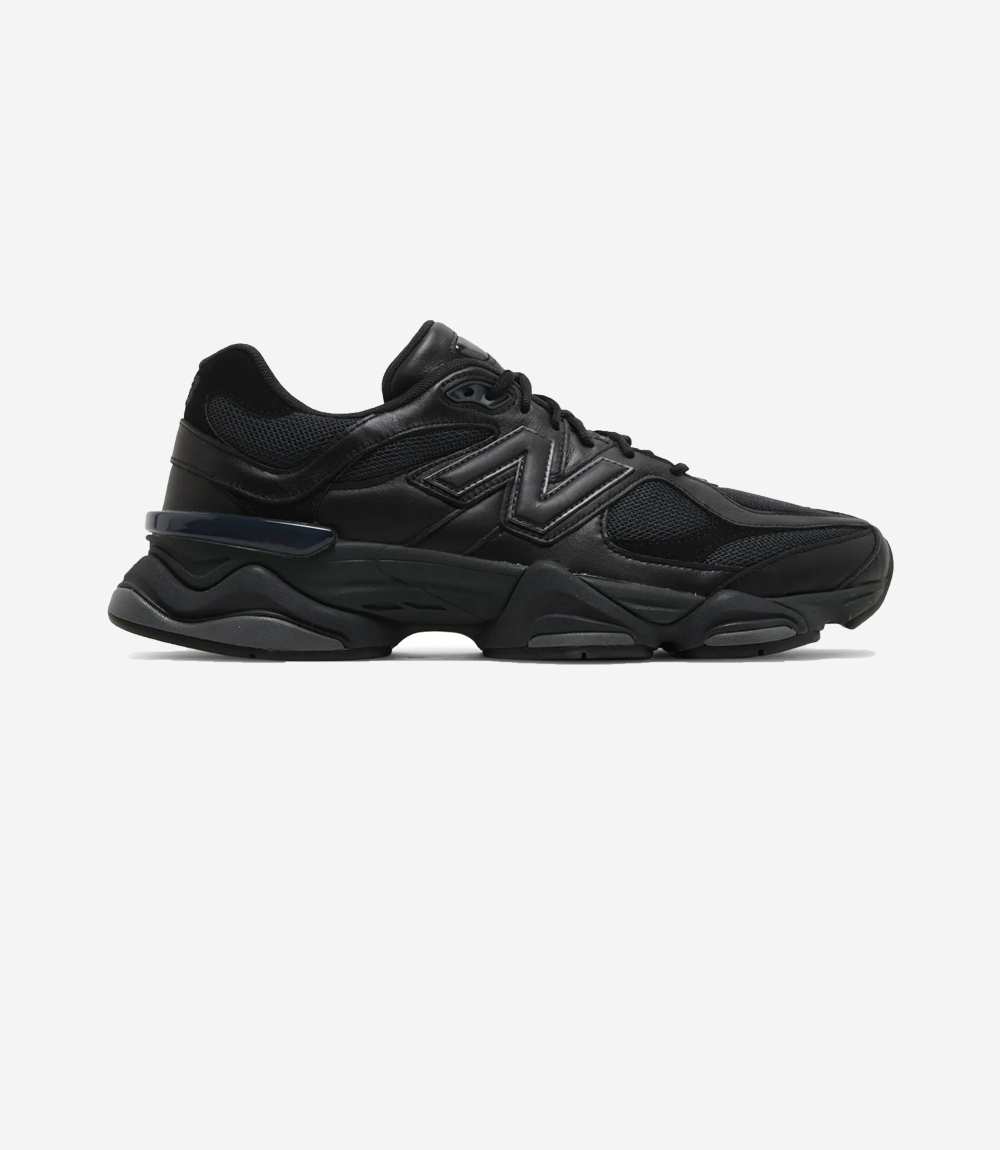 basket-sneakers-NEW BALANCE-New Balance 9060 Triple Black Leather-