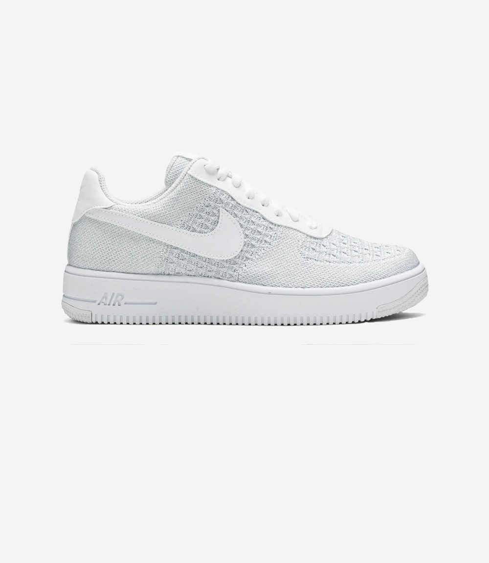 basket-sneakers-NIKE-Nike Air Force 1 Flyknit 2 White Pure Platinum-