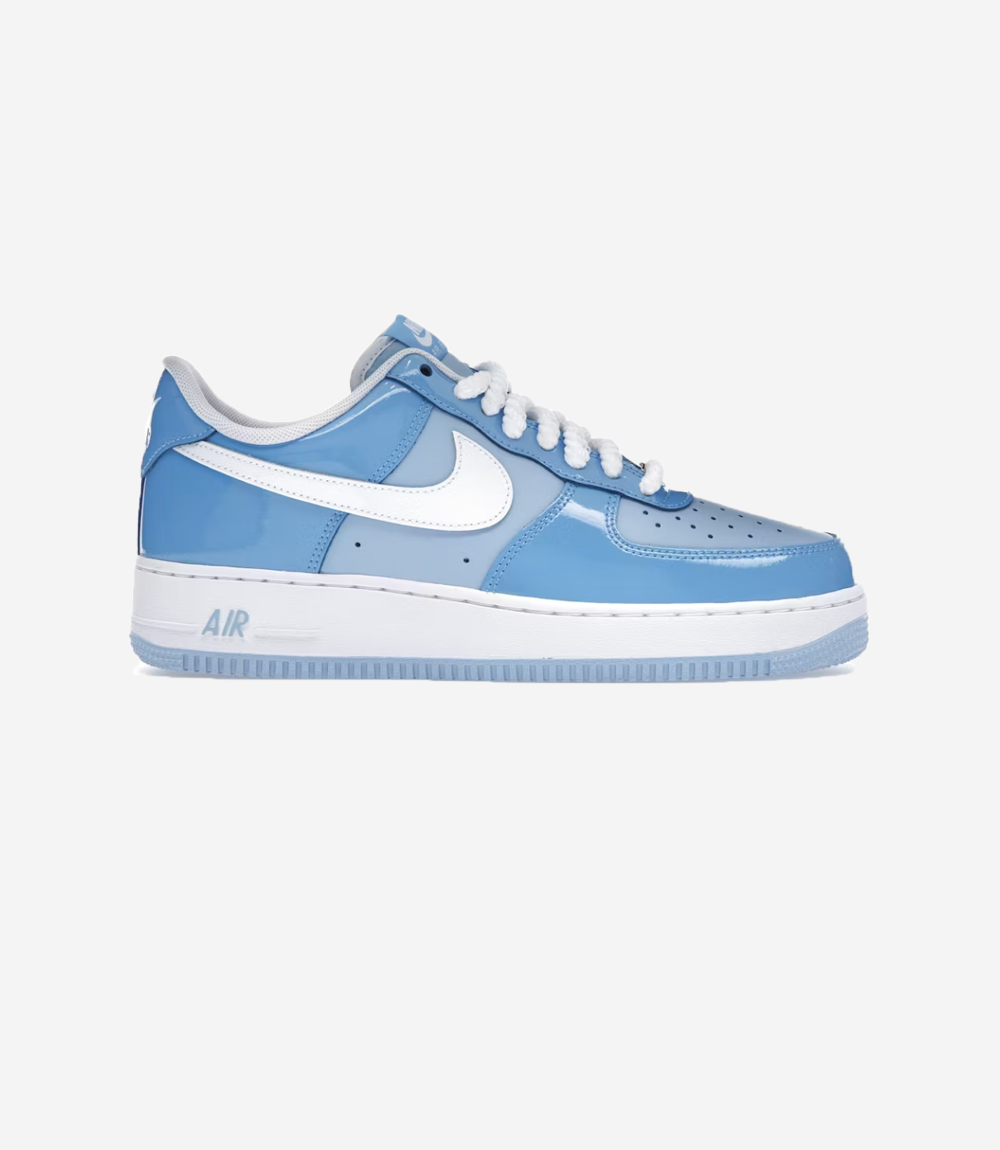 basket-sneakers-NIKE-Nike Air Force 1 Low '07 LV8 Phychic Blue White Patent-