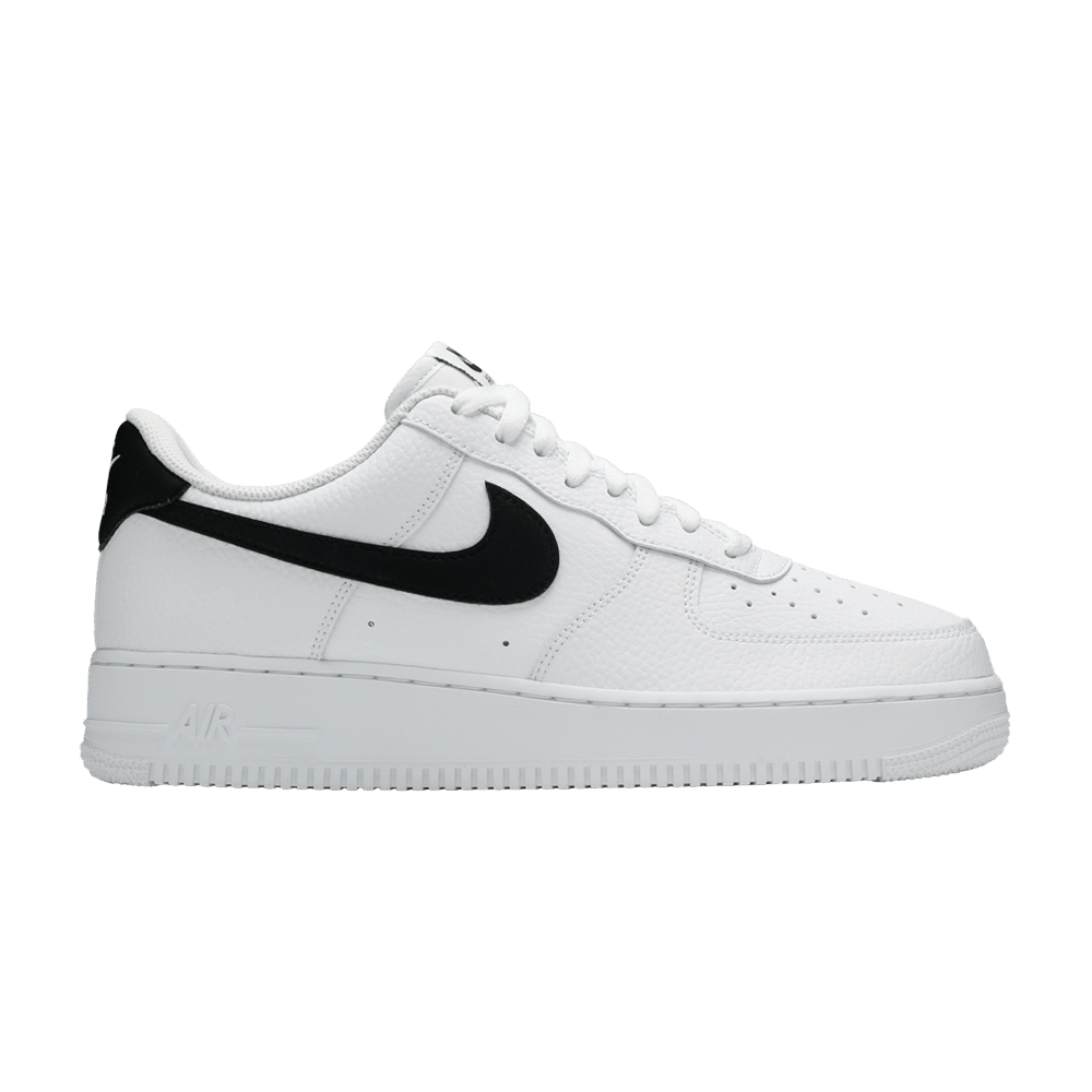 basket-sneakers-NIKE-Nike Air Force 1 Low &#39;07 White Black Pebbled Leather-