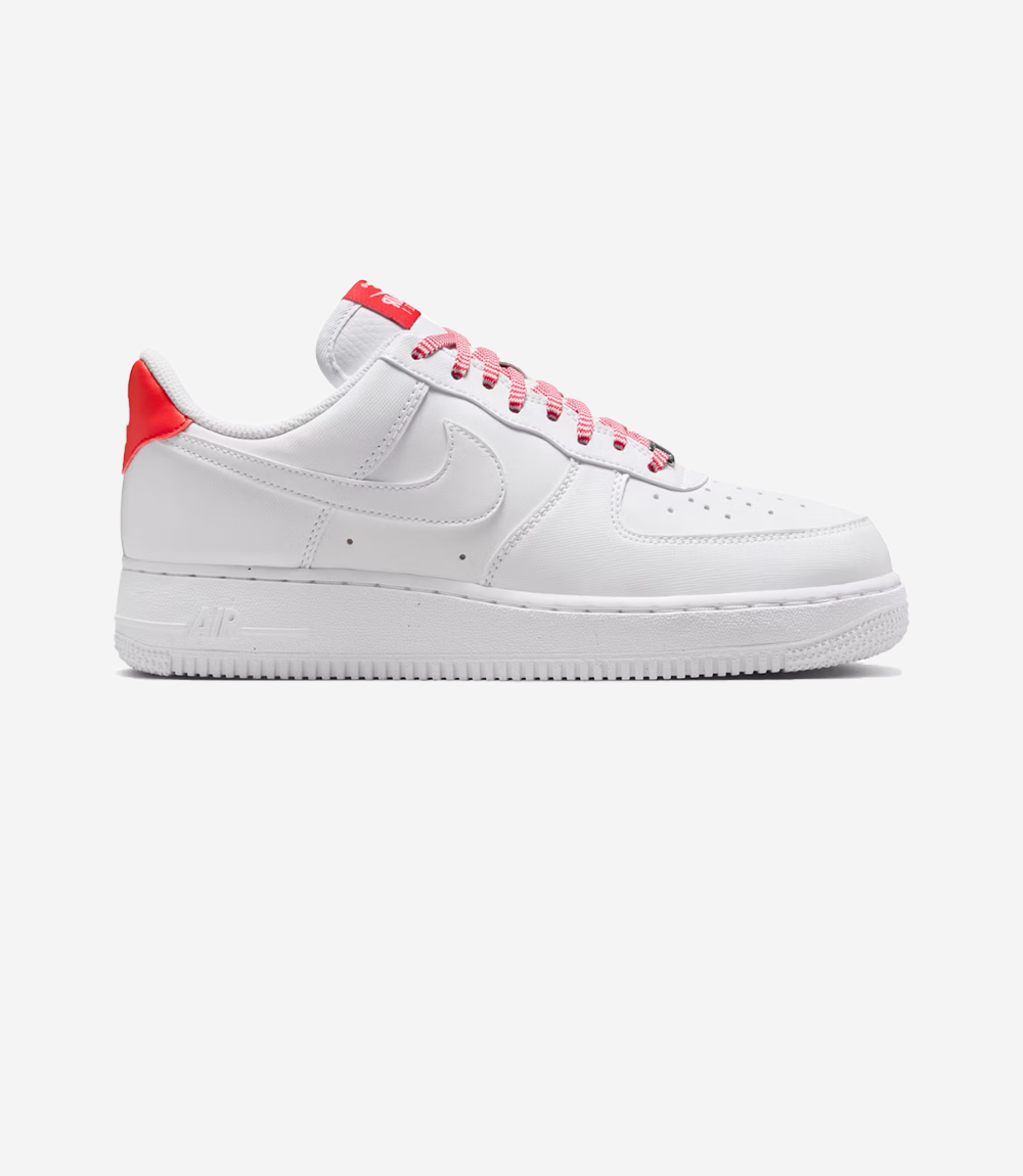 basket-sneakers-NIKE-Nike Air Force 1 Low '07 White Pink Foam Metallic Silver Light Crimson (Women's)-