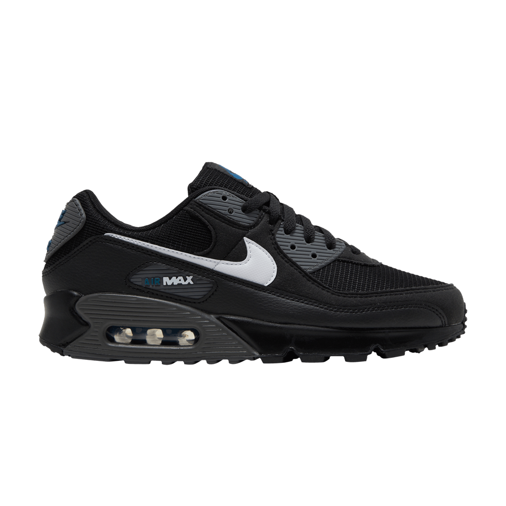 basket-sneakers-NIKE-Nike Air Max 90 Black Marina Iron Grey White-