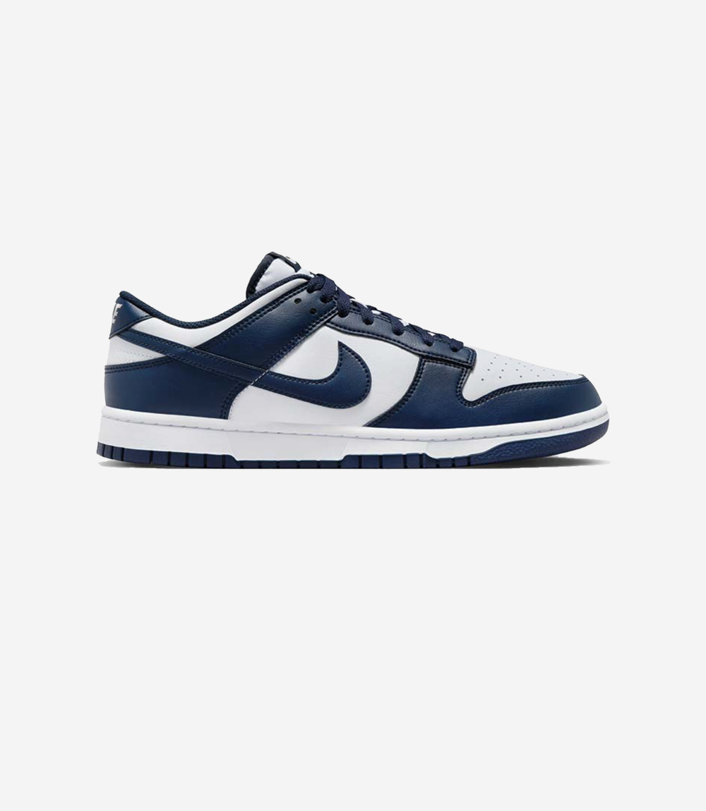 basket-sneakers-NIKE-Nike Dunk Low White Midnight Navy-