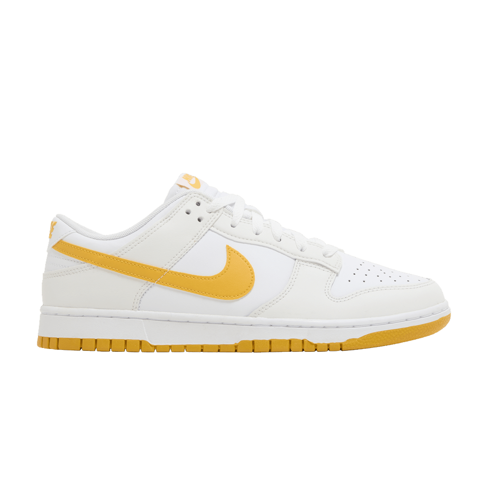 basket-sneakers-NIKE-Nike Dunk Low White University Gold-
