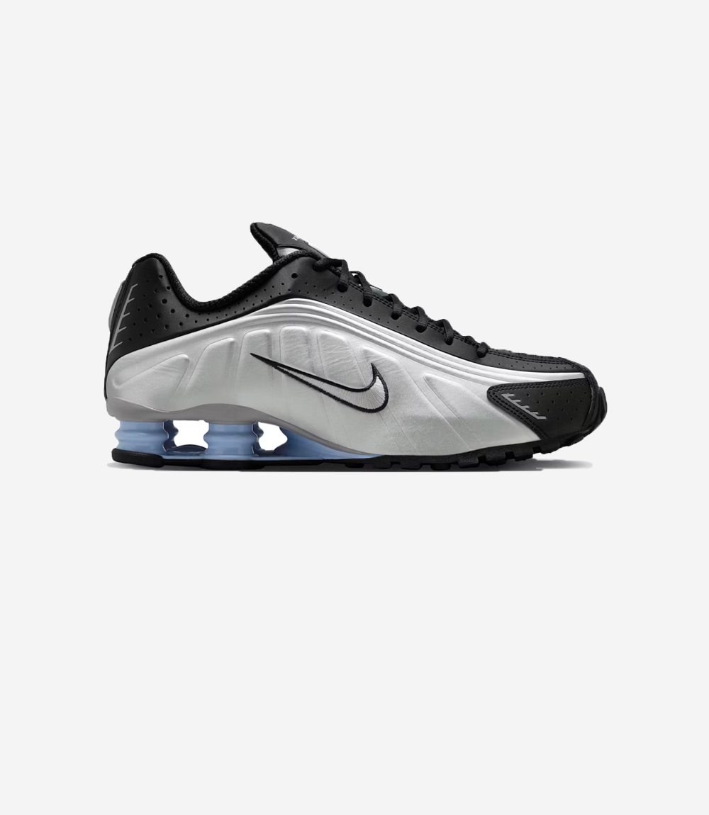 basket-sneakers-NIKE-Nike Shox R4 Metallic Silver Black Psychic Blue-
