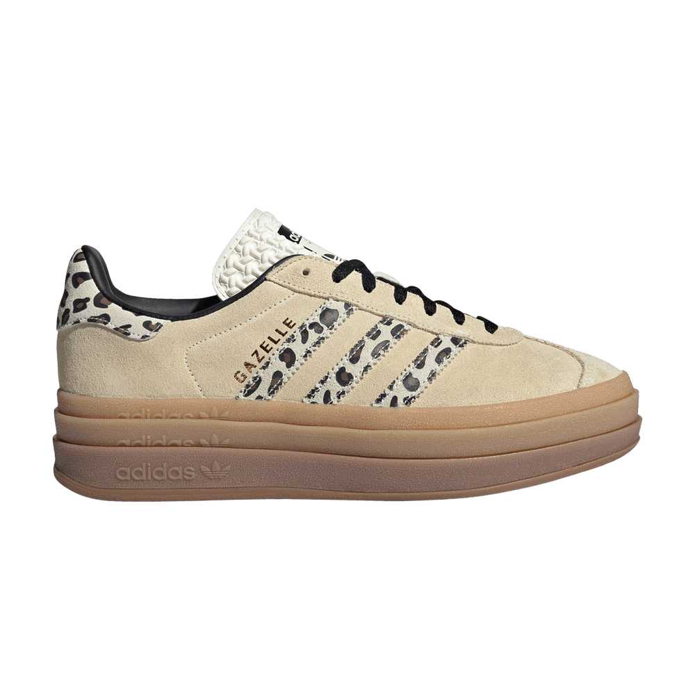adidas Gazelle Bold Cream Black Leopard (Women&#39;s)