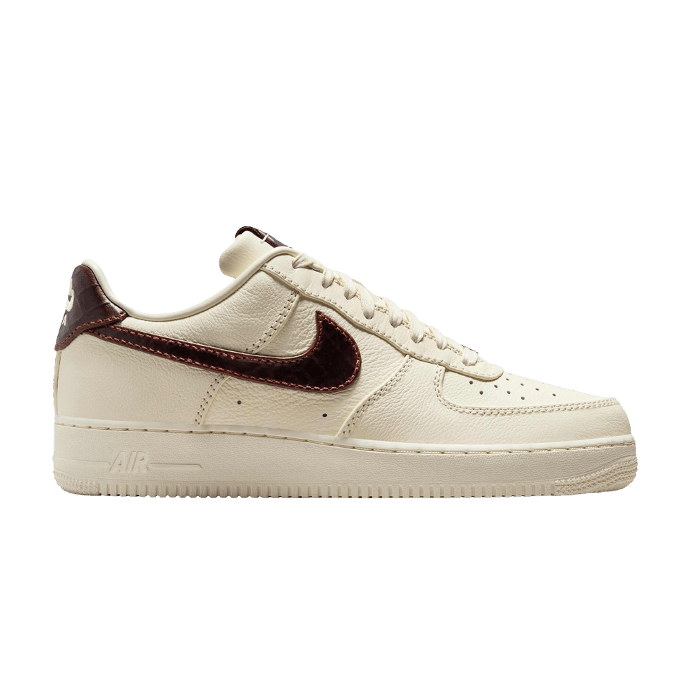 Nike Air Force 1 Low &#39;07 Soft Pearl Brown Croc