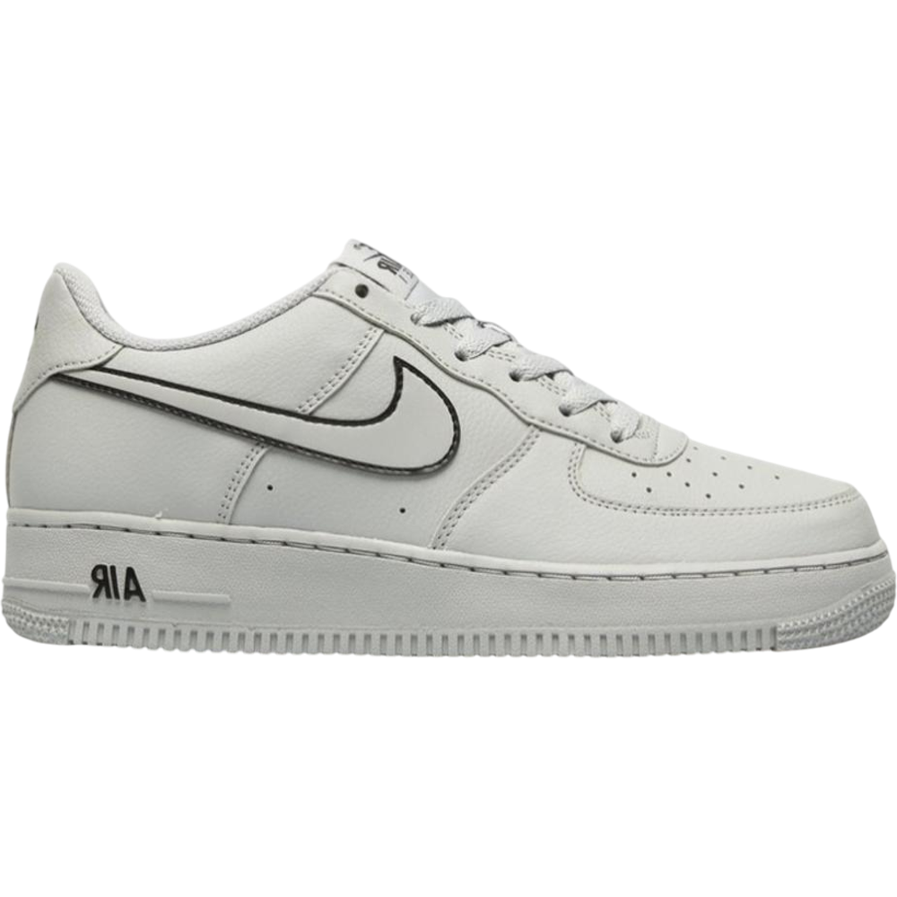 Nike Air Force 1 Light Smoke Grey/Black (GS)